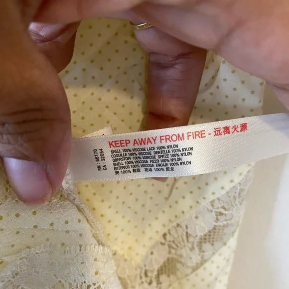 Free People Intimately Voile and Lace Boho Trapeze Cream Mini Hippie dress - Picture 5 of 13